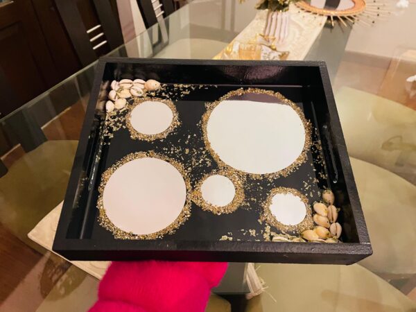 Luxury Serving Tray-Black
